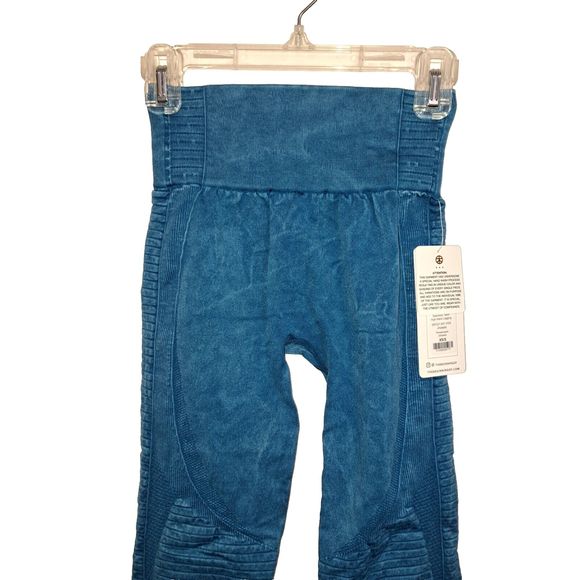 New The Beginning Of Blue Ride or Die Seamless Moto High Waist Leggings XS Small - Picture 3 of 8